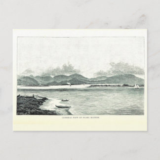 Cartão Postal Pearl Harbor, Oahu, Havaí Cartão-postal 1890