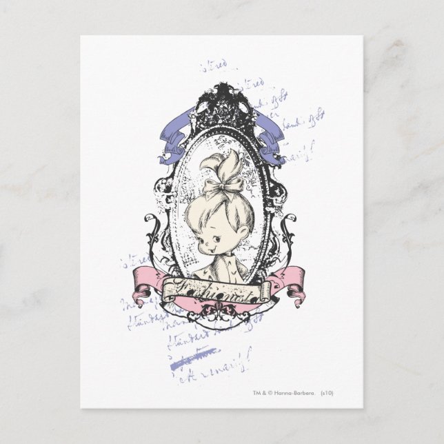 Cartão Postal PEBBLES™ Bonito em Reflexão (Frente)