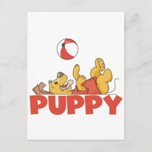 Cartão Postal Peças de Puppy Camisetas e presentes
