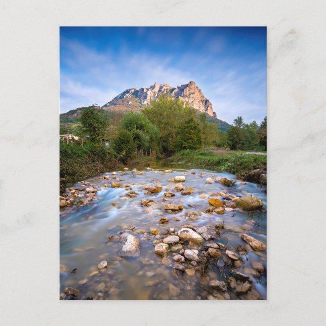 Cartão Postal Pech de Bugarach | Montanhas Corbieres (Frente)