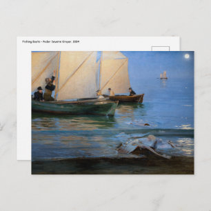 Cartão Postal Peder Severin Kroyer - Barcos De Pesca
