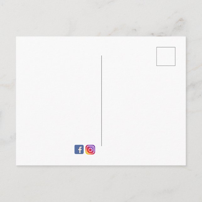 Cartão Postal Pedido Personalizado para Tina (Verso)