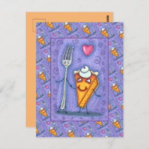 CARTÃO POSTAL PEDRA DE FORK & PUMPKIN, FEITA PARA CADA UM, ROMAN