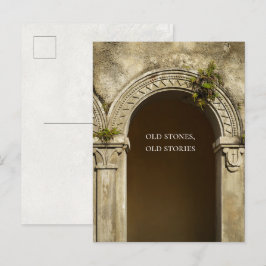 Cartão Postal Pedras Antigas, Histórias Antigas, Arquitetura Poé
