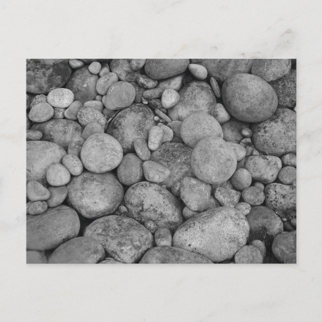 Cartão Postal Pedras de seixo (Frente)