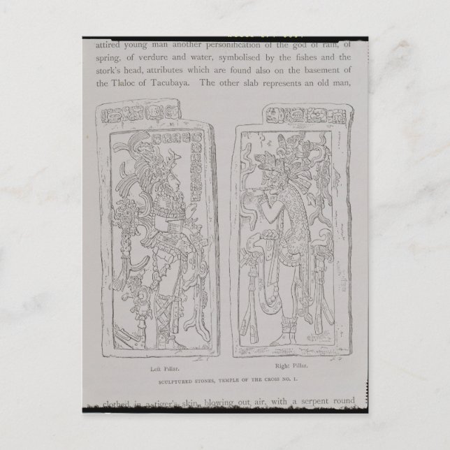 Cartão Postal Pedras Esculpidas do Templo do (Frente)