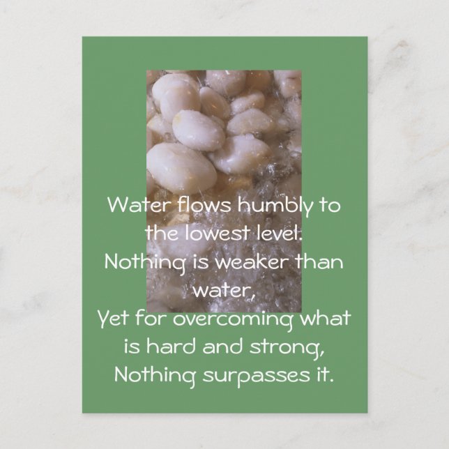 Cartão Postal Pedras Molhadas (Frente)
