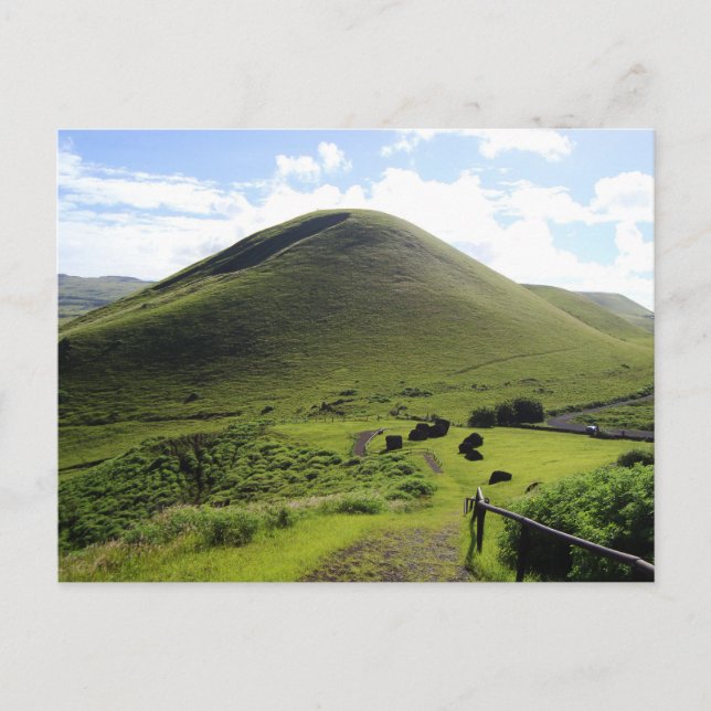 Cartão Postal Pedreira Puna Pau na Ilha da Páscoa (Frente)