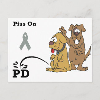 Cartão Postal Pee sobre a Doença de Parkinson