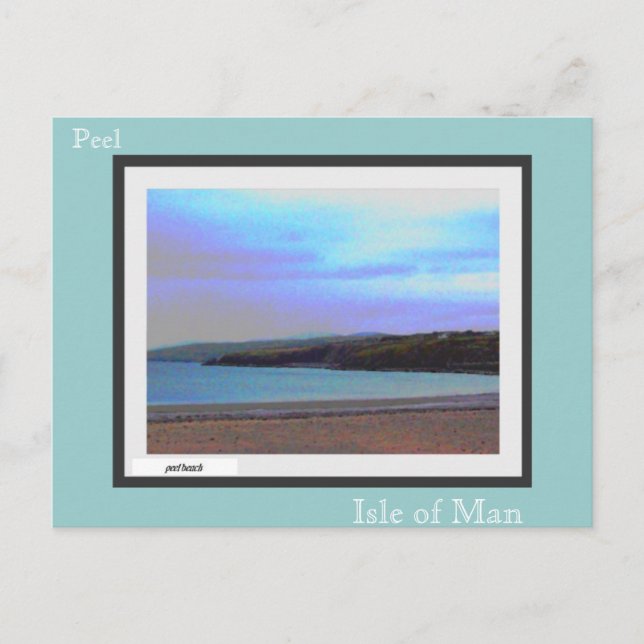Cartão Postal Peel Beach... (Frente)