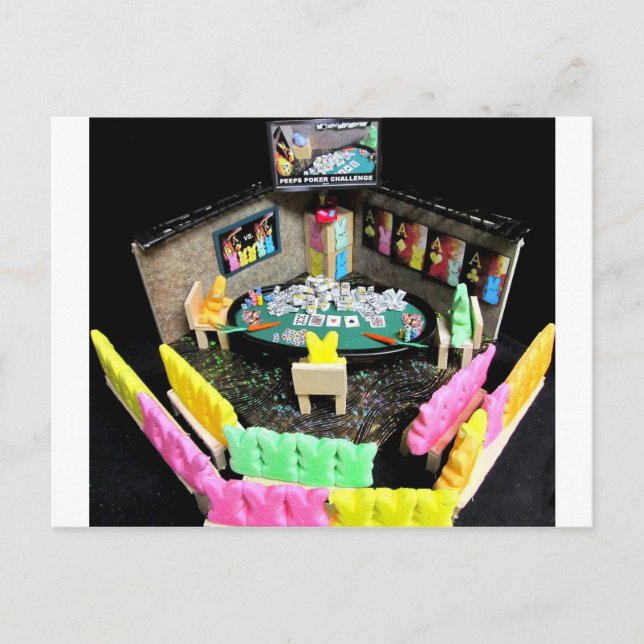 CARTÃO POSTAL PEEPS POKER CHAMPIONSHIP (Frente)