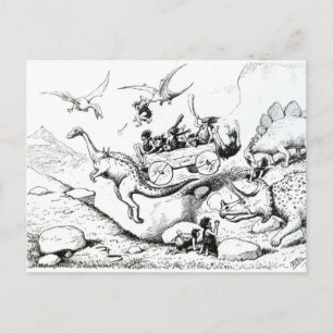 Cartão Postal Peeps pré-históricos, 1894