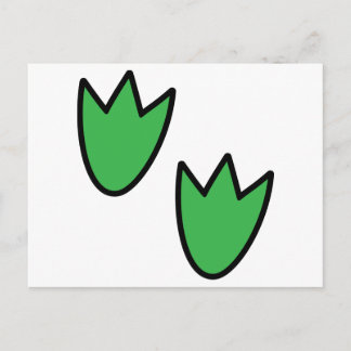 Cartão Postal Pegadas Dinossauras