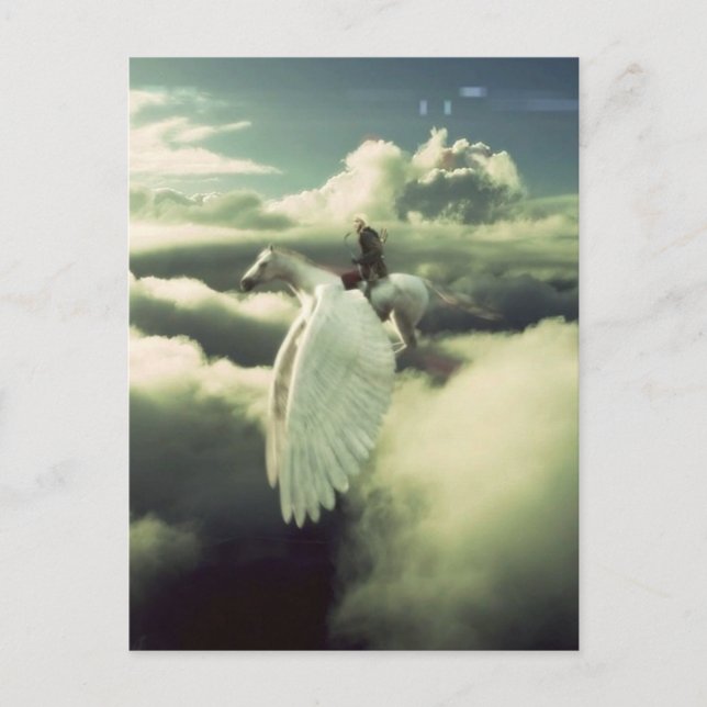 Cartão Postal Pegasus Rider - CDO (Frente)