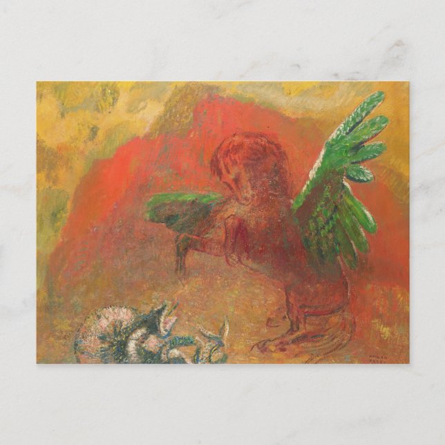 Cartão Postal Pegasus Triumphant (Frente)