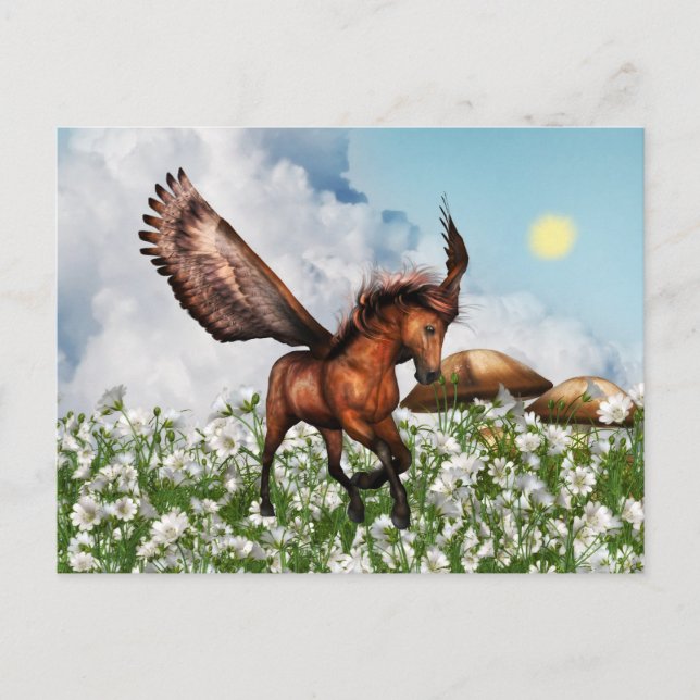 Cartão Postal Pegasys em um Cartão-Postal de Campo (Frente)