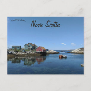 Cartão Postal Peggys Cove Nova Escócia Canadá