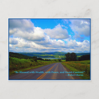 Cartão Postal Pegue a estrada alta