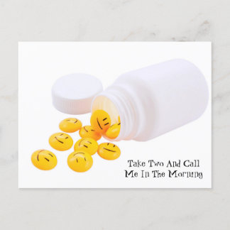 Cartão Postal Pegue Dois E Me Ligue De Manhã