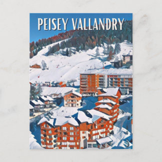 Cartão Postal Peisey-Vallandry Station de ski