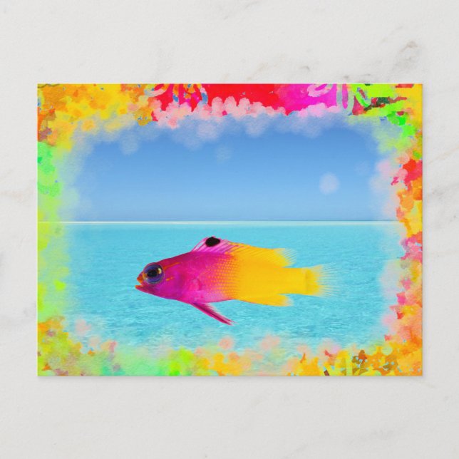Cartão Postal Peixe (Frente)