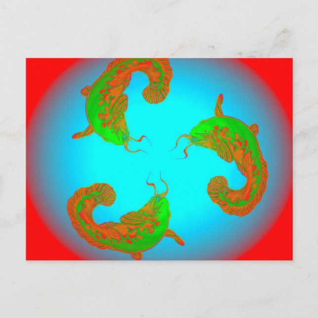 Cartão Postal Peixe 02k3vi (Frente)