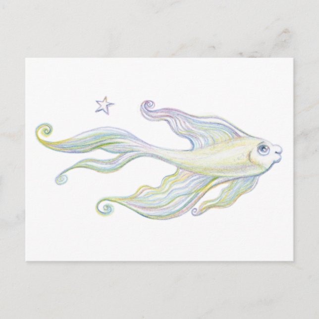 Cartão Postal Peixe Amigável (Frente)