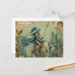 Cartão Postal Peixe-Anjo Cavaleiro