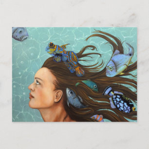 Cartão Postal Peixe azul