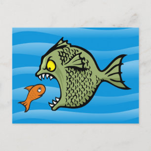 Cartão Postal Peixe Bully