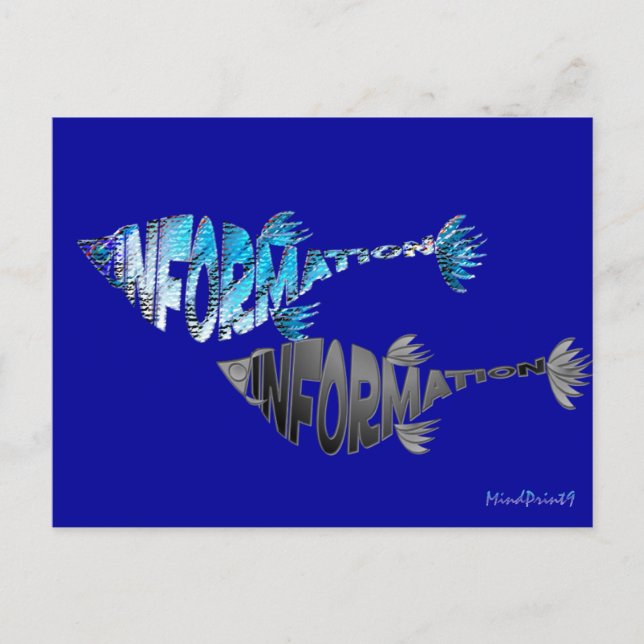 Cartão Postal Peixe de Informações (Frente)