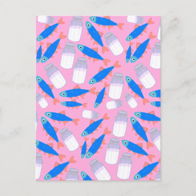 Cartão Postal Peixe E Sal (Frente)