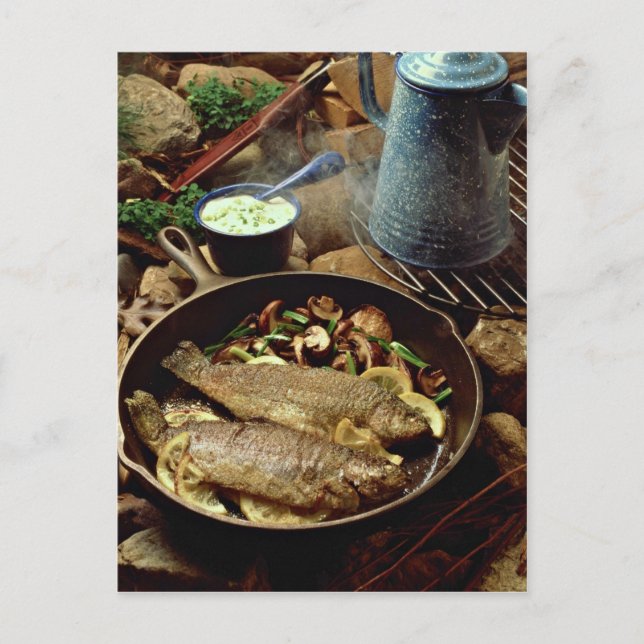 Cartão Postal Peixe-frade delicioso (Frente)