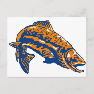 Cartão Postal peixe-malhado