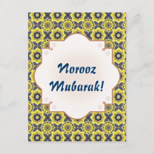 Cartão Postal Peixe Noroz Mubarak Khatam