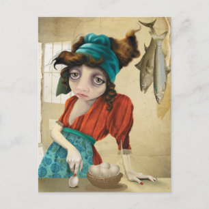 Cartão Postal Peixe&ovo