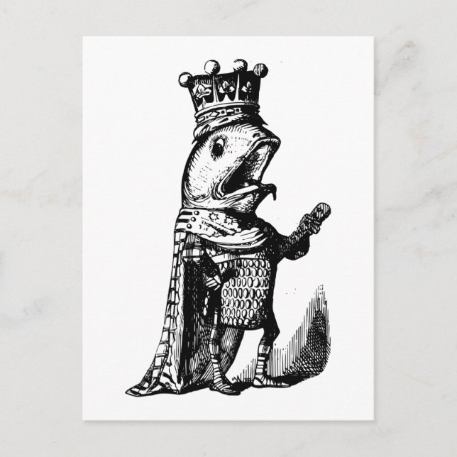 Cartão Postal Peixe-rei (Frente)