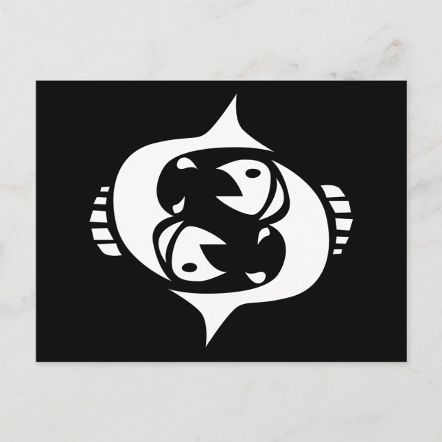 Cartão Postal peixes (Frente)