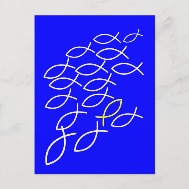 Cartão Postal Peixes (Frente)