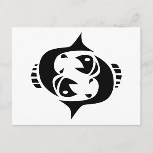 Cartão Postal peixes