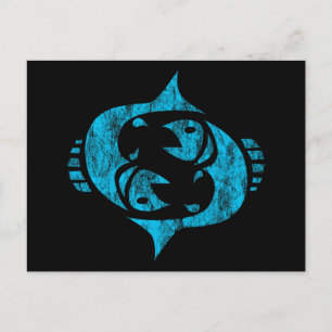 Cartão Postal peixes