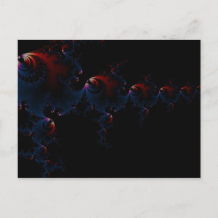 Cartão Postal Peixes - Arte Fractal