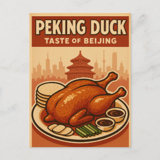 Cartão Postal Peking Duck – A Culinary Icon of Beijing