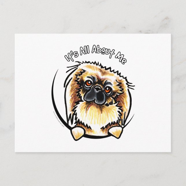 Cartão Postal Pekingese IAAM (Frente)