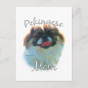 Cartão Postal Pekingese Mãe 2