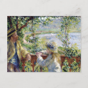 Cartão Postal Pela água - Pierre-Auguste Renoir - 1880