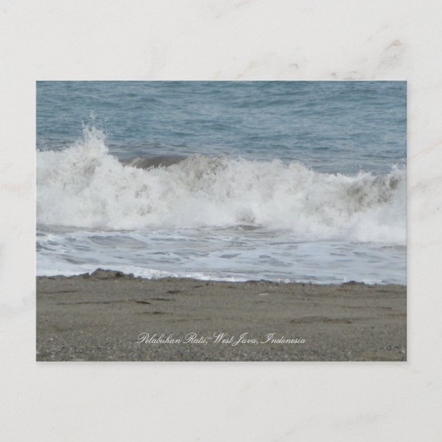 Cartão Postal Pelabuhan Ratu, Java Ocidental, Indonésia (Frente)