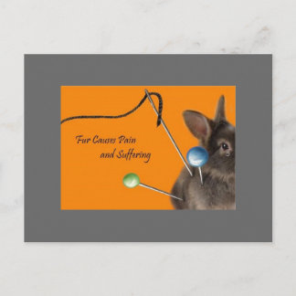 Cartão Postal Pele causa dor e sofrimento