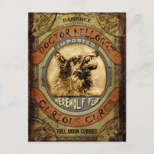 Cartão Postal Pele de lobisomem