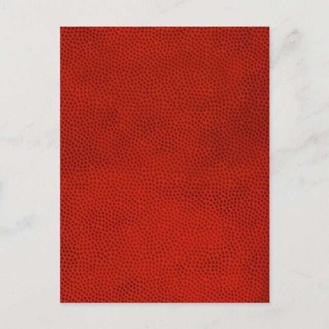 Cartão Postal Pele de Textura em Fecho de Basquete (Frente)
